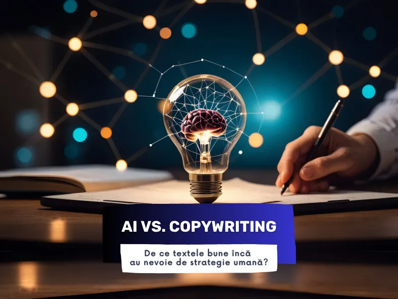 AI vs copywriting: de ce textele bune încă au nevoie de strategie umană?