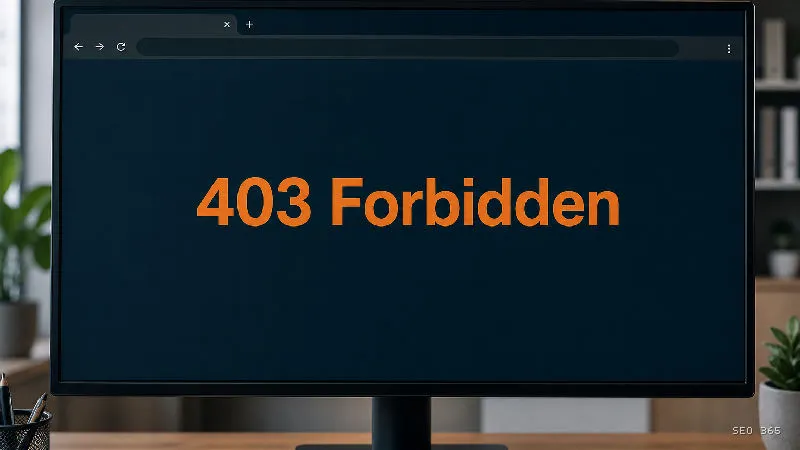 Captură din Glosarul SEO 365 pentru 403 Forbidden (Web și HTTP): 403 Forbidden este un cod de stare HTTP