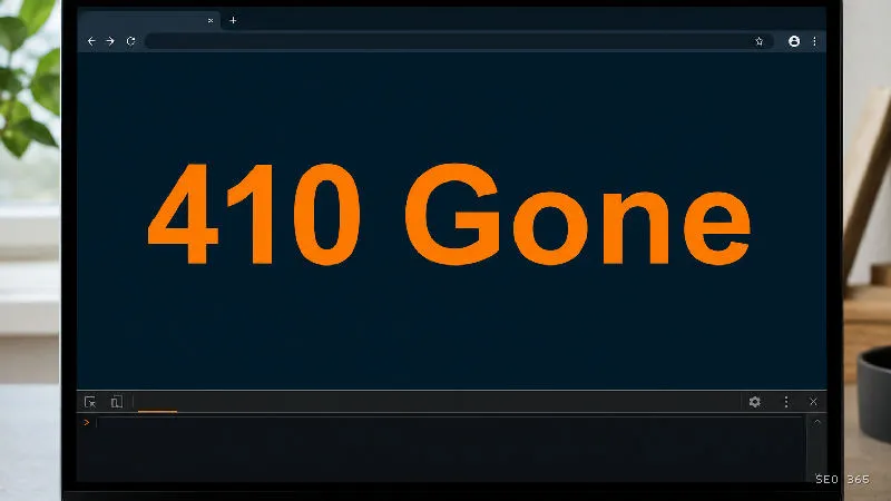 Captură din Glosarul SEO 365 pentru 410 Gone (SEO tehnic): 410 Gone este un cod de stare HTTP