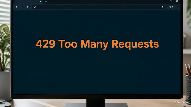 Captură din Glosarul SEO 365 pentru 429 Too Many Requests (Web și HTTP): 429 Too Many Requests este un cod de