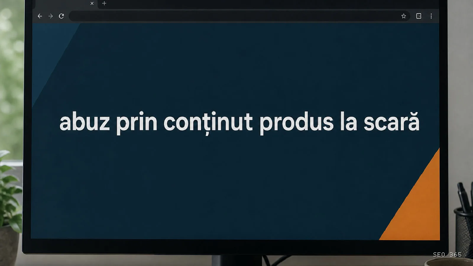 Captură din Glosarul SEO 365 pentru abuz prin conținut produs la scară (Google Search): Abuzul prin conținut produs la scară apare când