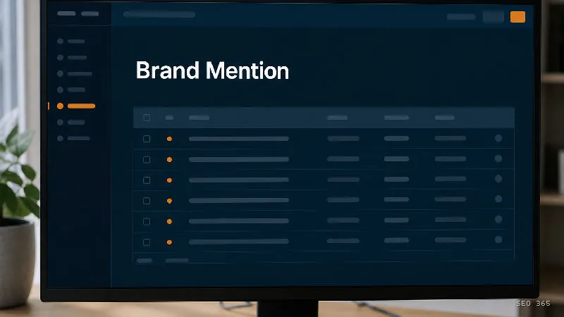 Captură din Glosarul SEO 365 pentru Brand Mention (SEO Off-page): O mențiune de brand este o referire la