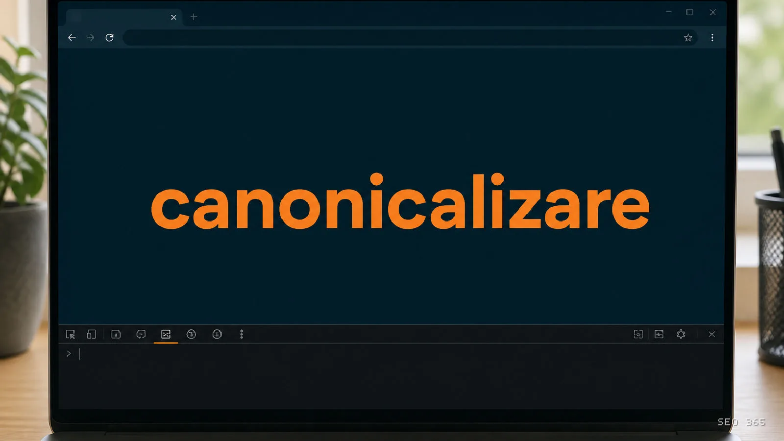 Captură din Glosarul SEO 365 pentru canonicalizare (SEO tehnic): Canonicalizarea este procesul prin care se selectează URL-ul