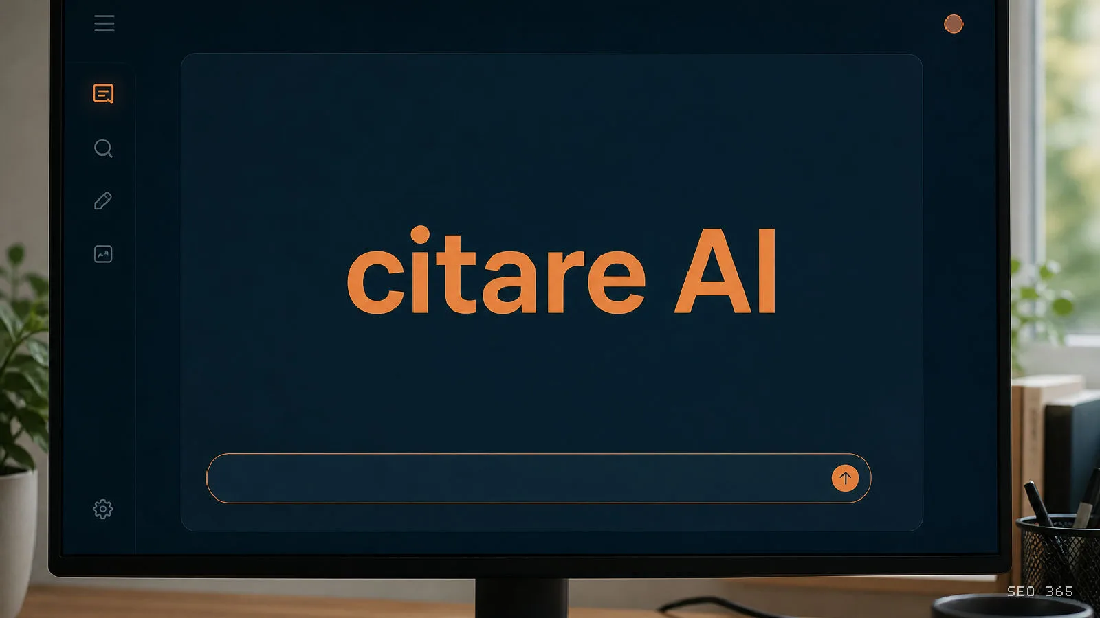 Captură din Glosarul SEO 365 pentru citare AI (AI Search și LLM): O citare AI este o referință sau un