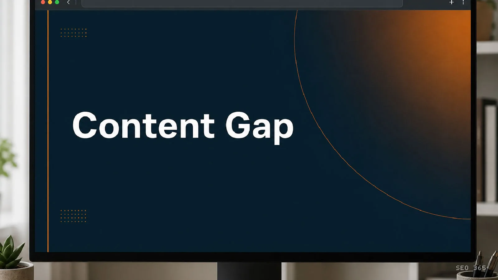Captură din Glosarul SEO 365 pentru Content Gap (Content SEO): Content Gap este un subiect relevant pe care