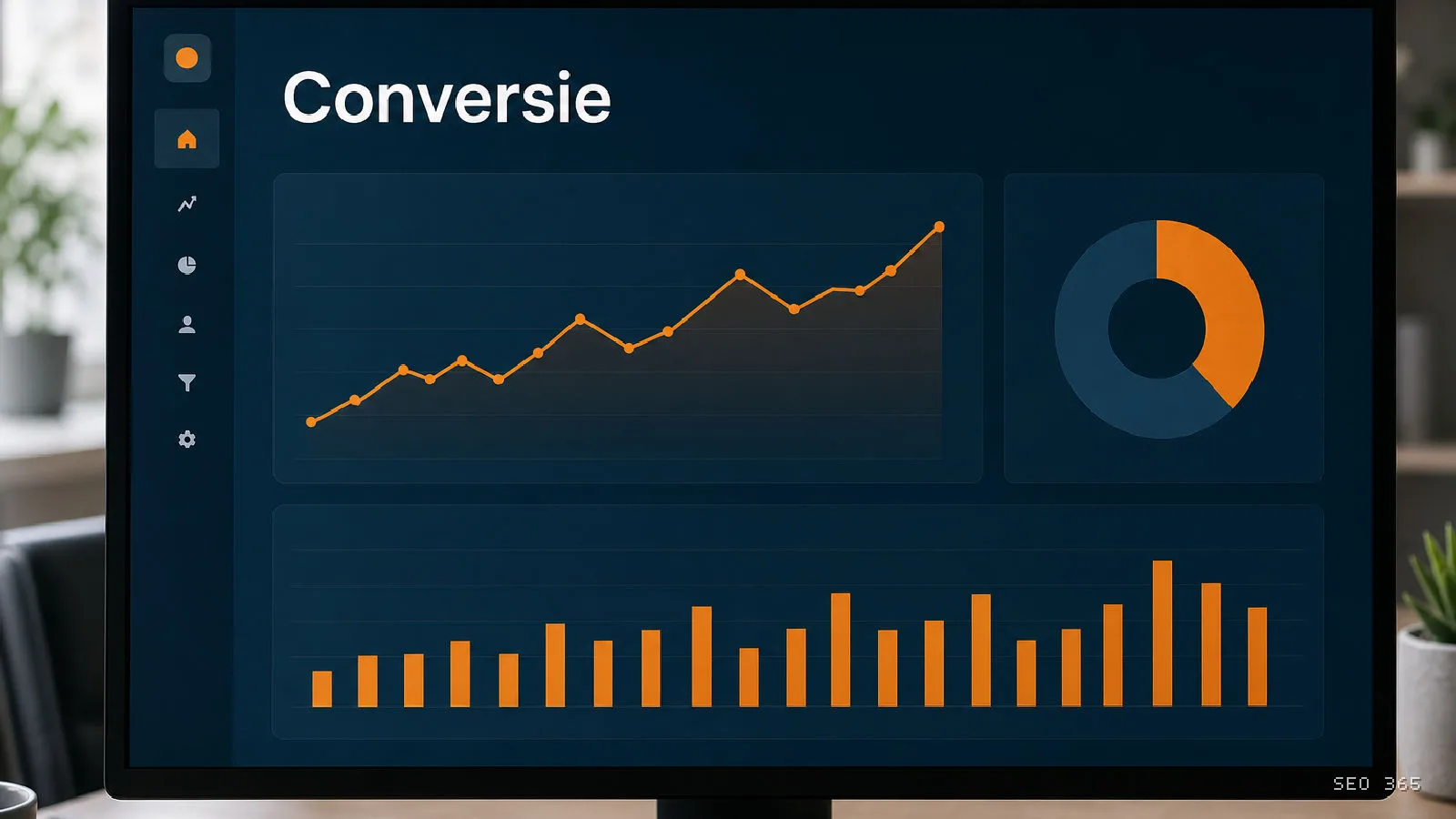 Captură din Glosarul SEO 365 pentru Conversie (Analytics și KPI): O conversie este o acțiune considerată valoroasă pentru