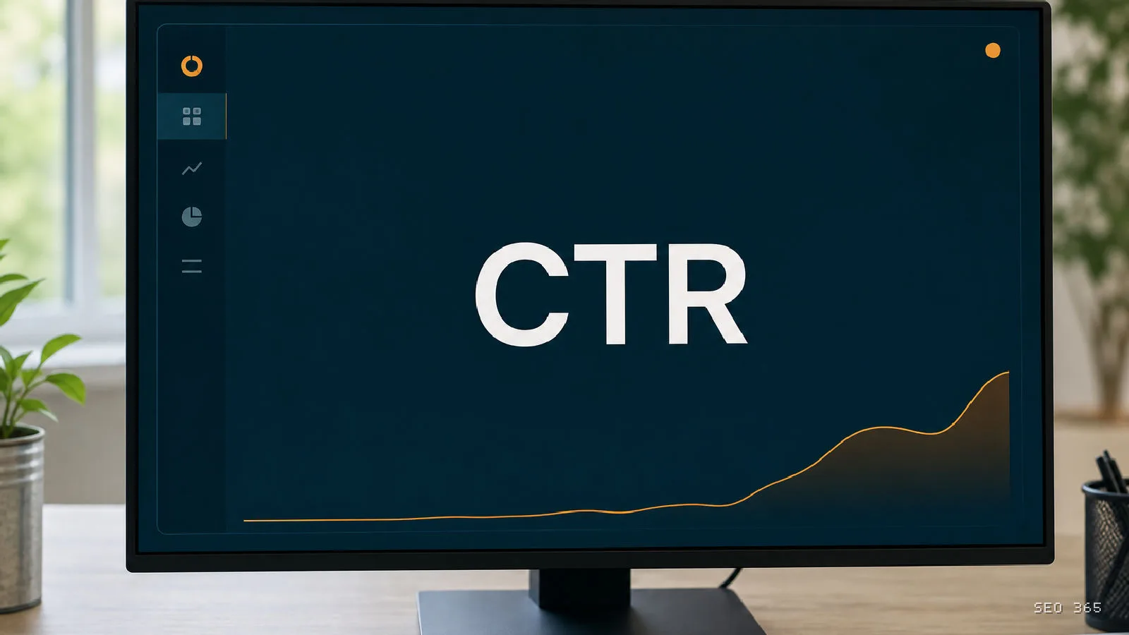 Captură din Glosarul SEO 365 pentru CTR (Google Search Console): CTR este raportul dintre numărul de clicuri și