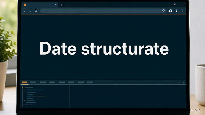 Captură din Glosarul SEO 365 pentru Date structurate (SEO tehnic): Datele structurate sunt un format standardizat prin care