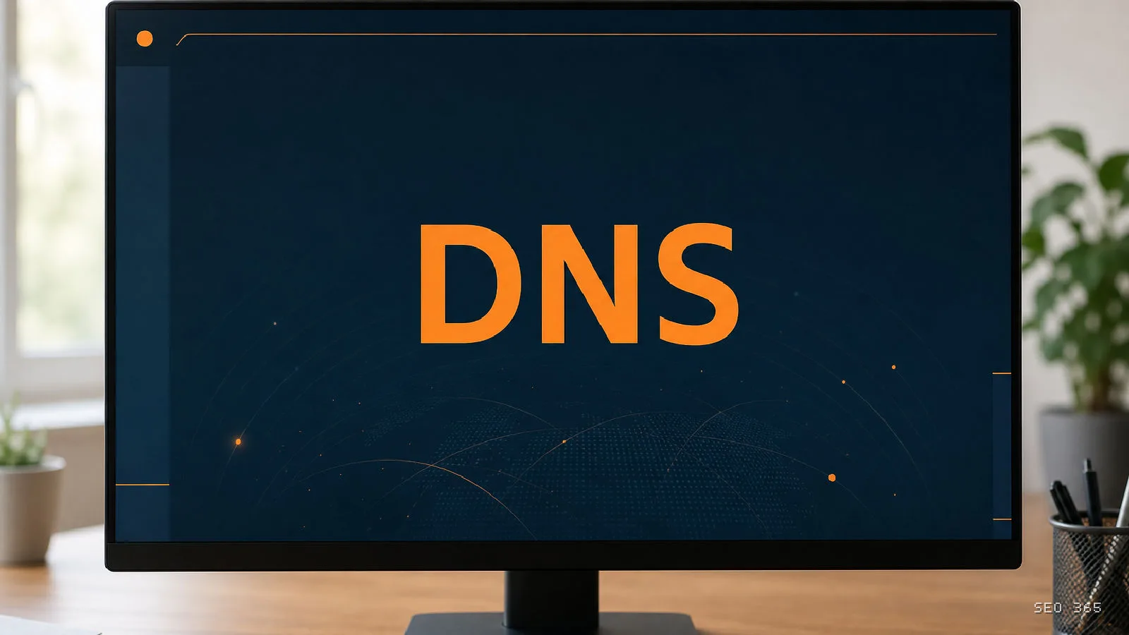 Captură din Glosarul SEO 365 pentru DNS (Web și HTTP): DNS (Domain Name System) este sistemul ierarhic și