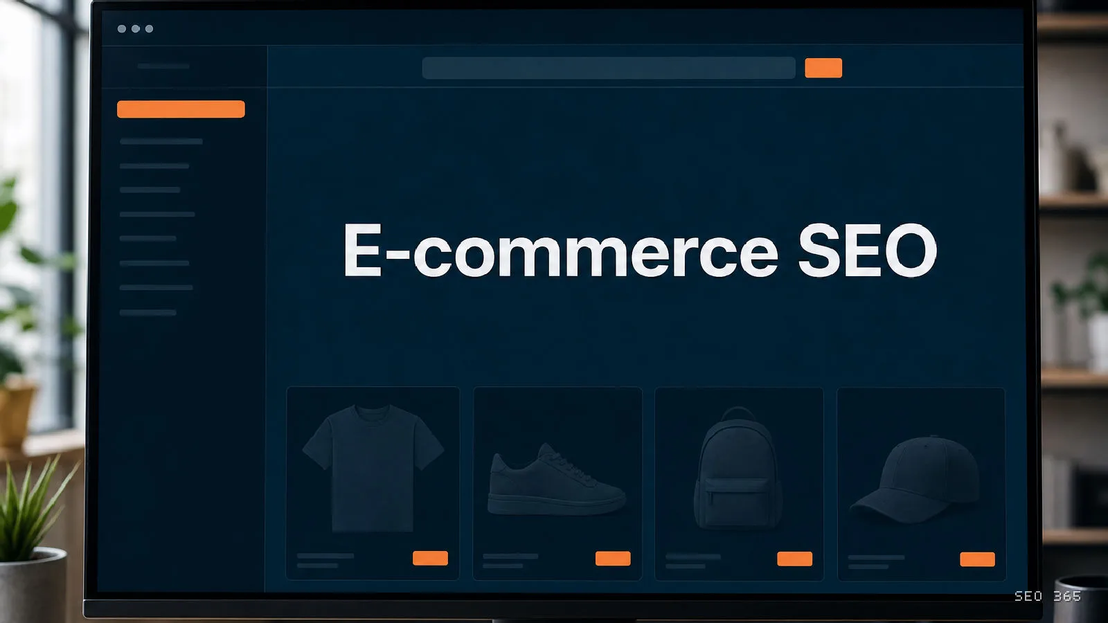 Captură din Glosarul SEO 365 pentru E-commerce SEO (E-commerce SEO): E-commerce SEO este optimizarea unui magazin online pentru