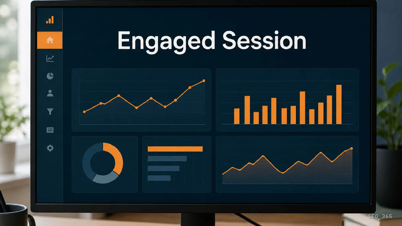 Captură din Glosarul SEO 365 pentru Engaged Session (Analytics și KPI): O Engaged Session este o sesiune cu interacțiune