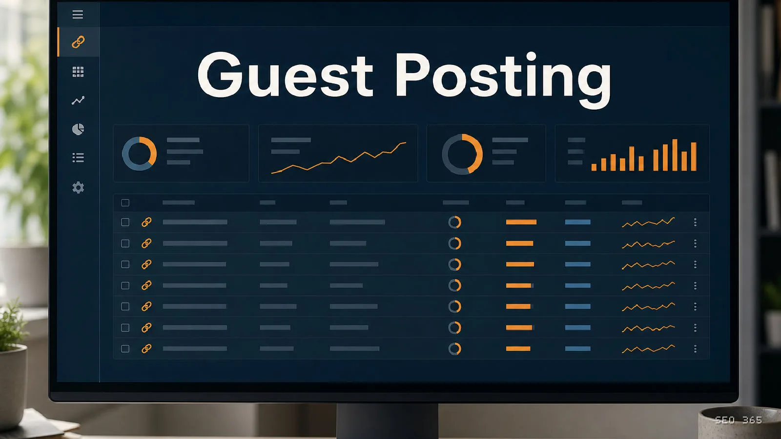 Captură din Glosarul SEO 365 pentru Guest Posting (SEO Off-page): Guest Posting este practica de a scrie și