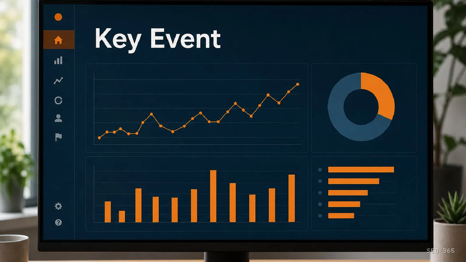 Captură din Glosarul SEO 365 pentru Key Event (Analytics și KPI): Un eveniment cheie (Key Event) este un eveniment