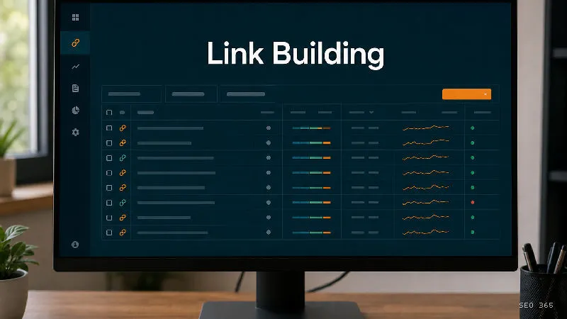 Captură din Glosarul SEO 365 pentru Link Building (Link Building): Link building-ul este procesul de obținere a backlinkurilor
