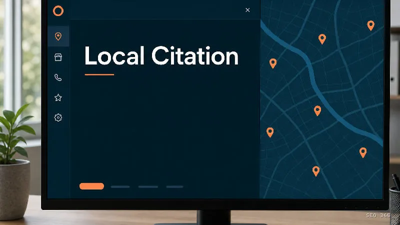 Captură din Glosarul SEO 365 pentru Local Citation (Local SEO): O citare locală este o mențiune online, completă