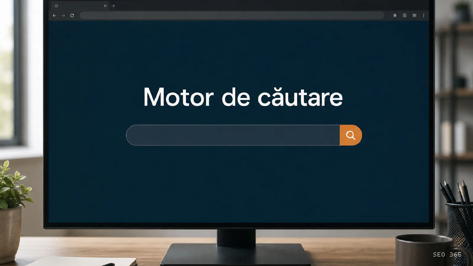 Captură din Glosarul SEO 365 pentru Motor de căutare (Google Search): Un motor de căutare este un sistem software