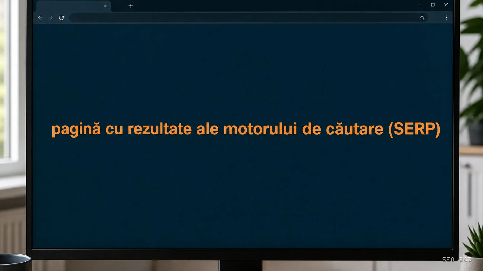Captură din Glosarul SEO 365 pentru pagină cu rezultate ale motorului de căutare (SERP) (Google Search): Pagina cu rezultate ale motorului de căutare, abreviată
