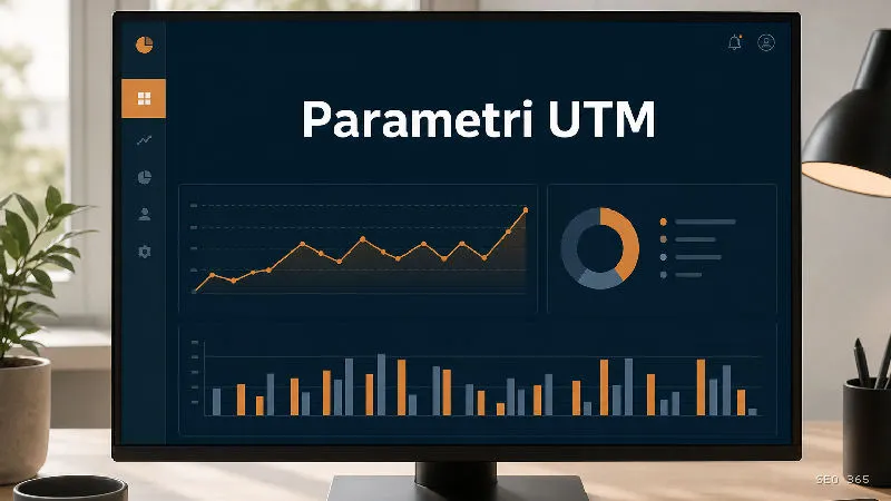 Captură din Glosarul SEO 365 pentru Parametri UTM (Analytics și KPI): Parametrii UTM sunt perechi de nume și valori
