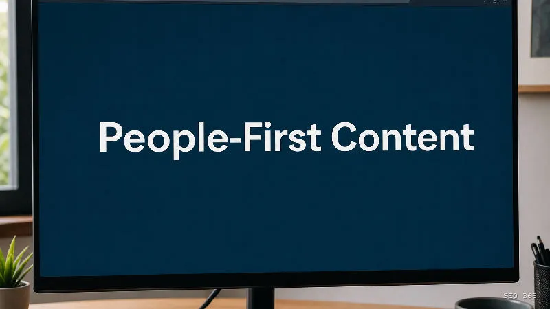 Captură din Glosarul SEO 365 pentru People-First Content (Content SEO): People-First Content este conținut creat în primul rând