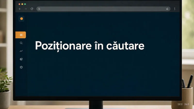 Captură din Glosarul SEO 365 pentru Poziționare în căutare (Google Search): Poziționarea în căutare reprezintă locul relativ ocupat de