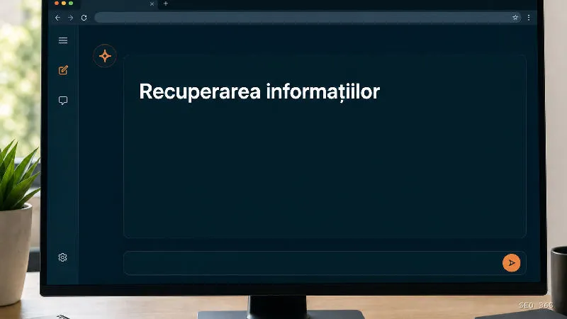 Captură din Glosarul SEO 365 pentru Recuperarea informațiilor (AI Search și LLM): Recuperarea informațiilor este procesul prin care un sistem