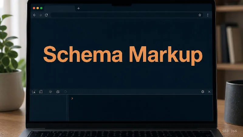 Captură din Glosarul SEO 365 pentru Schema Markup (SEO tehnic): Schema Markup este marcajul de date structurate care