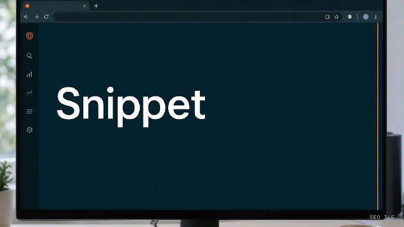 Captură din Glosarul SEO 365 pentru Snippet (Google Search): Un snippet este descrierea sau rezumatul afișat pentru