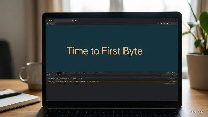 Captură din Glosarul SEO 365 pentru Time to First Byte (SEO tehnic): Time to First Byte (TTFB) este timpul dintre