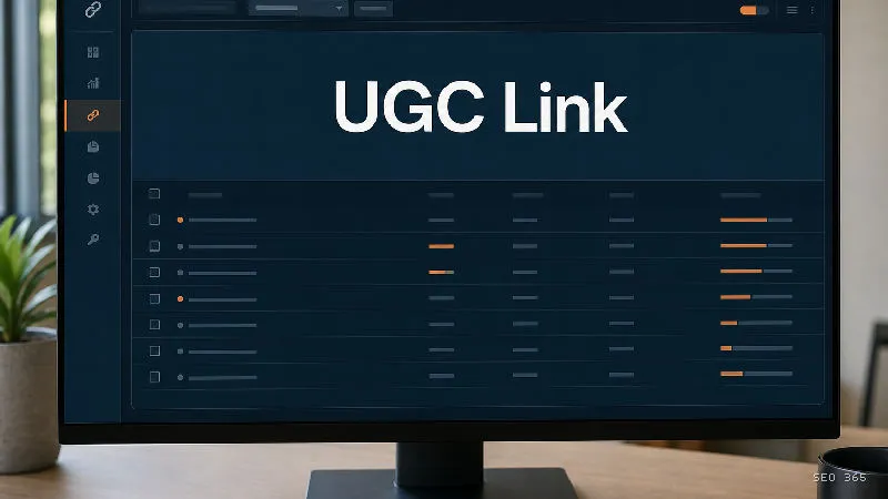 Captură din Glosarul SEO 365 pentru UGC Link (Link Building): Un link UGC este un link din conținut