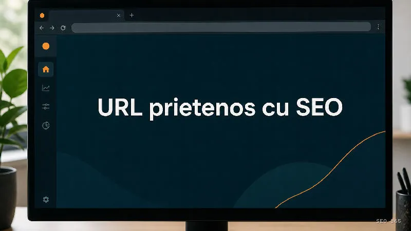Captură din Glosarul SEO 365 pentru URL prietenos cu SEO (SEO On-page): Un URL prietenos cu SEO este o adresă