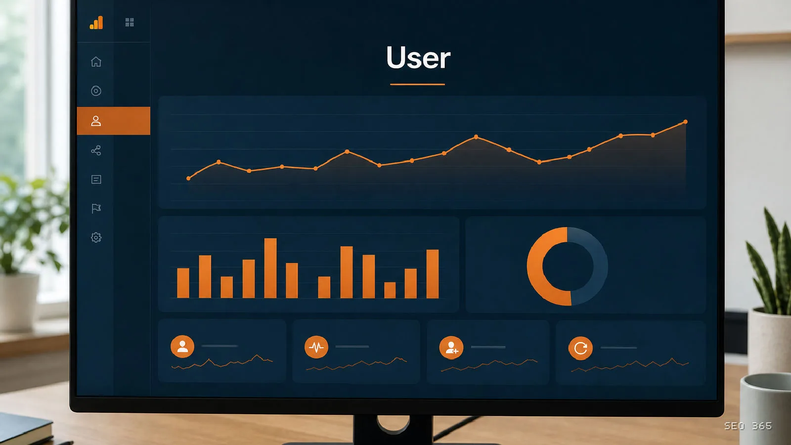 Captură din Glosarul SEO 365 pentru User (Analytics și KPI): În GA4, User se referă la utilizatorii unui