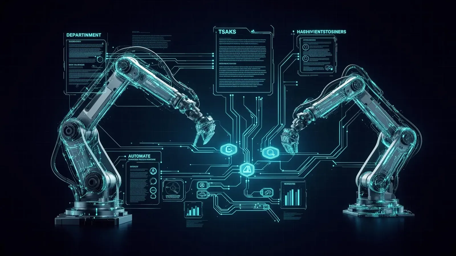 Automatizare inteligentă a proceselor de business cu fluxuri digitale și roboți software